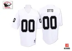 Mitchell and Ness Jim Otto Las Vegas Raiders Men's Authentic White Throwback Jersey