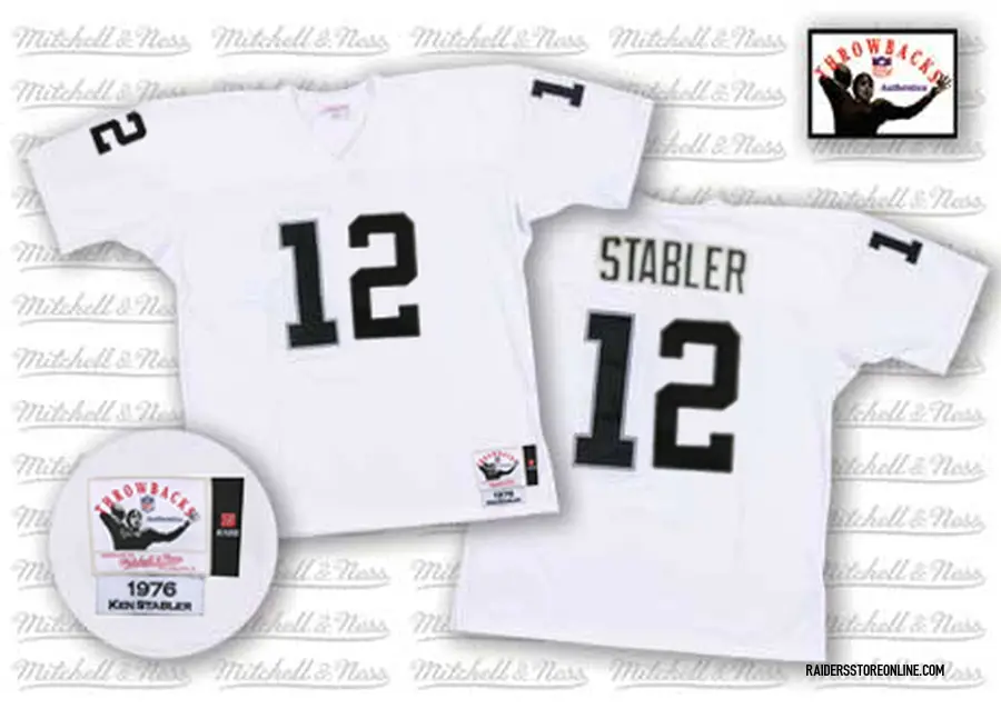 ken stabler white jersey