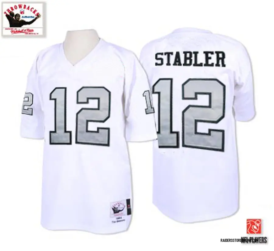 ken stabler white jersey