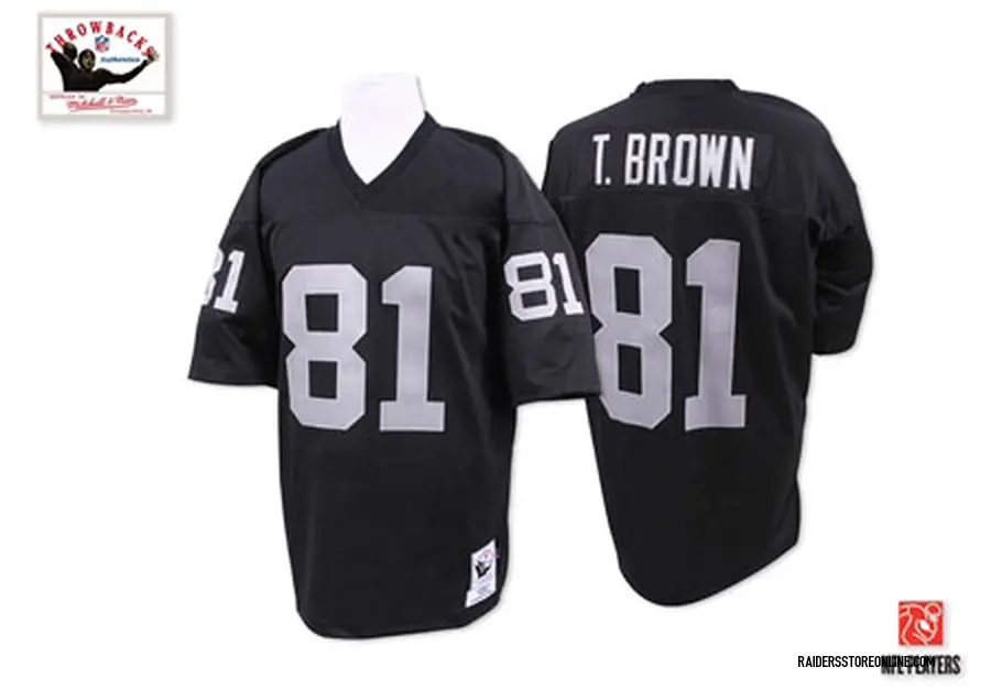 mitchell and ness tim brown jersey