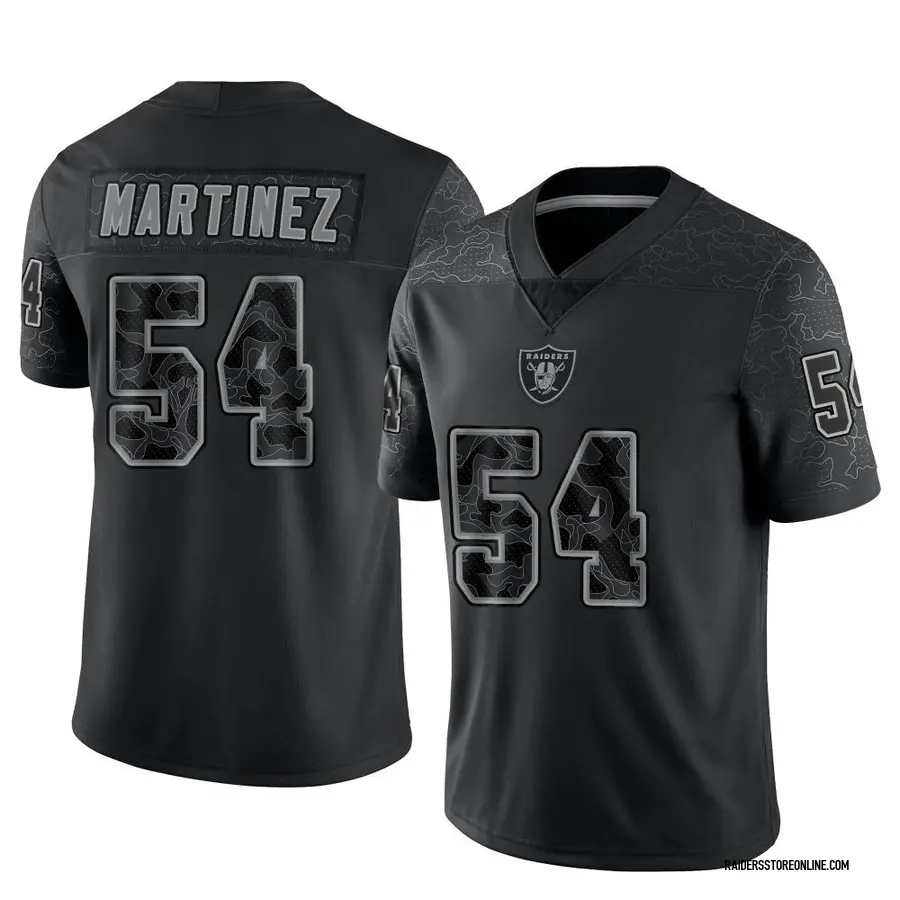 Nike Blake Martinez Las Vegas Raiders Men's Limited Black Reflective Jersey