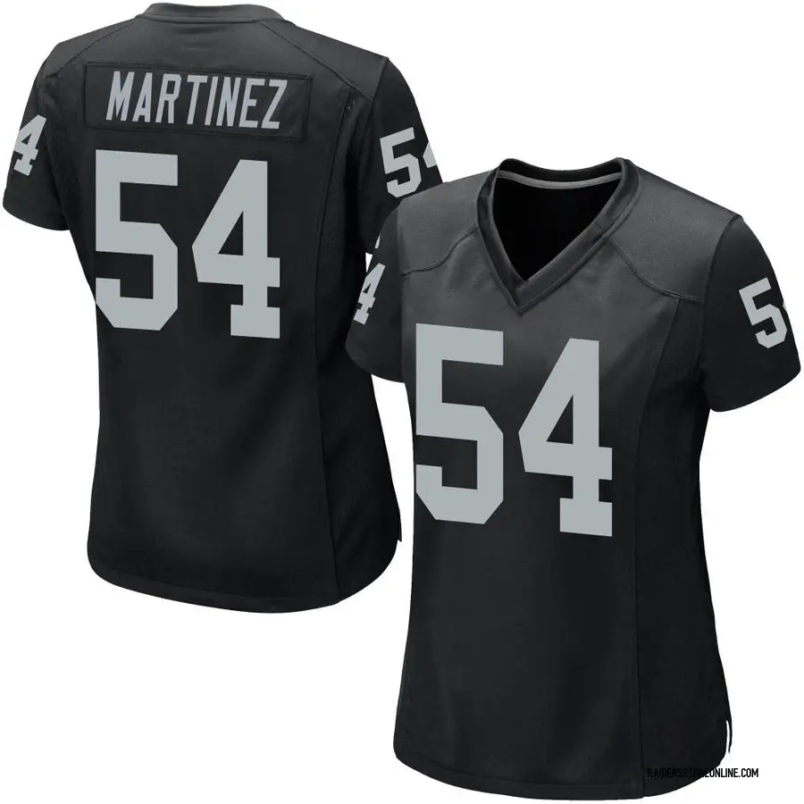 Nike Blake Martinez Las Vegas Raiders Women's Game Black Team Color Jersey