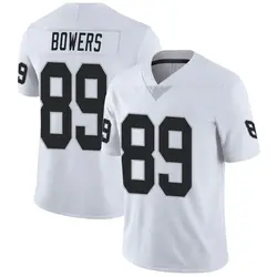 Nike Brock Bowers Las Vegas Raiders Men's Limited White Vapor Untouchable Jersey