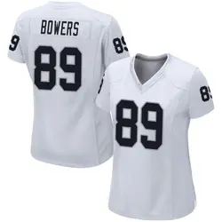 Nike Brock Bowers Las Vegas Raiders Women's Game White Jersey