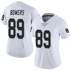 Nike Brock Bowers Las Vegas Raiders Women's Limited White Vapor Untouchable Jersey