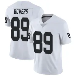 Nike Brock Bowers Las Vegas Raiders Youth Limited White Vapor Untouchable Jersey