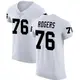 Nike Caleb Rogers Las Vegas Raiders Men's Elite White Vapor Untouchable Jersey