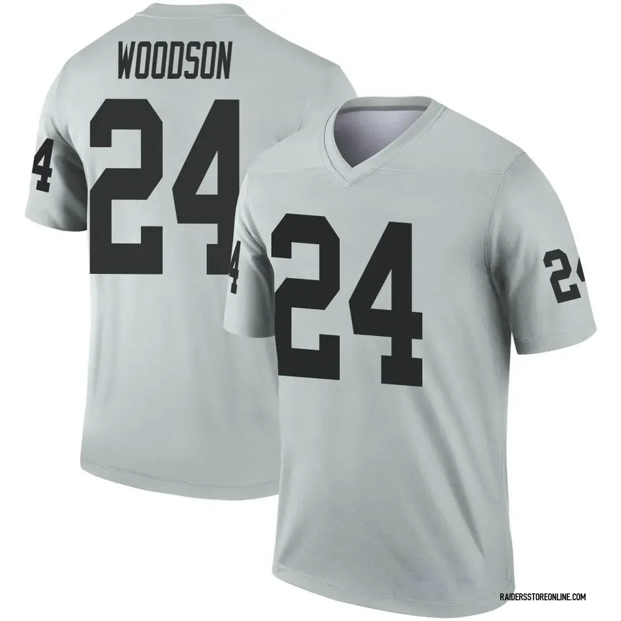 Charles Woodson Las Vegas Raiders Men's Legend White Color Rush T-Shirt