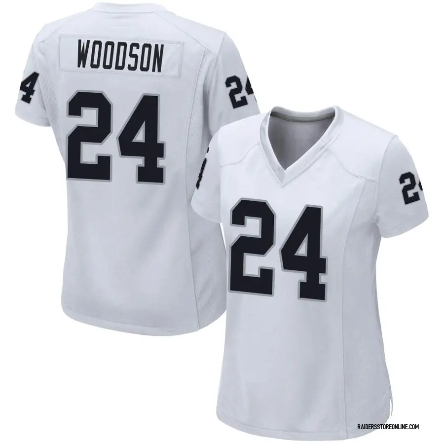 Charles Woodson Las Vegas Raiders Men's Legend White Color Rush T-Shirt