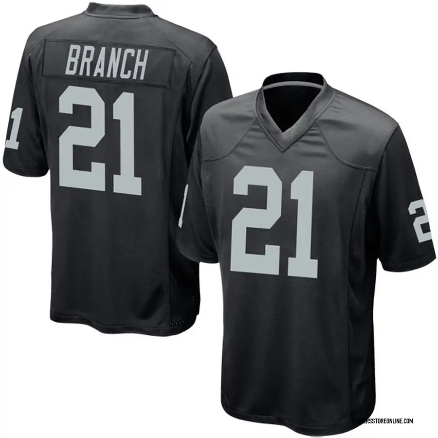 Nike Cliff Branch Oakland Raiders Men's Game Black Team ...