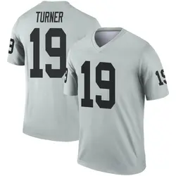 Nike DJ Turner Las Vegas Raiders Men's Legend Inverted Silver Jersey