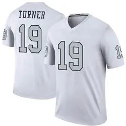 Nike DJ Turner Las Vegas Raiders Men's Legend White Color Rush Jersey