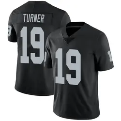 Nike DJ Turner Las Vegas Raiders Men's Limited Black Team Color Vapor Untouchable Jersey