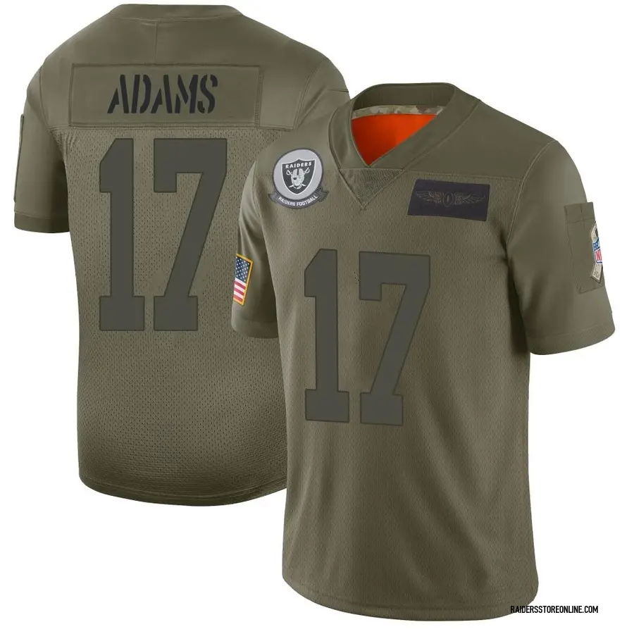 Nike Davante Adams Las Vegas Raiders Youth Limited Camo 2019 Salute to  Service Jersey