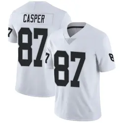 Dave Casper Las Vegas Raiders Men's Limited White Vapor Untouchable Jersey