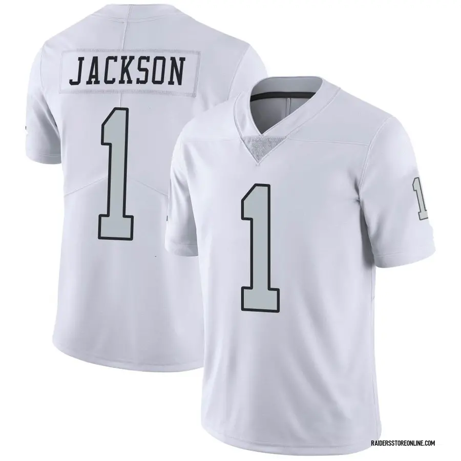 Nike DeSean Jackson Las Vegas Raiders Men s Limited White Color Rush Jersey