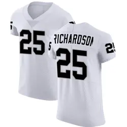 Nike Decamerion Richardson Las Vegas Raiders Men's Elite White Vapor Untouchable Jersey