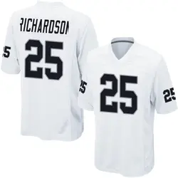 Nike Decamerion Richardson Las Vegas Raiders Men's Game White Jersey