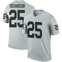 Nike Decamerion Richardson Las Vegas Raiders Men's Legend Inverted Silver Jersey