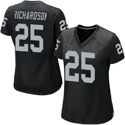 Nike Decamerion Richardson Las Vegas Raiders Women's Game Black Team Color Jersey