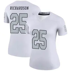 Nike Decamerion Richardson Las Vegas Raiders Women's Legend White Color Rush Jersey