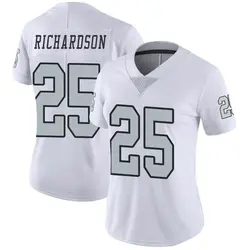 Nike Decamerion Richardson Las Vegas Raiders Women's Limited White Color Rush Jersey