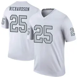 Nike Decamerion Richardson Las Vegas Raiders Youth Legend White Color Rush Jersey