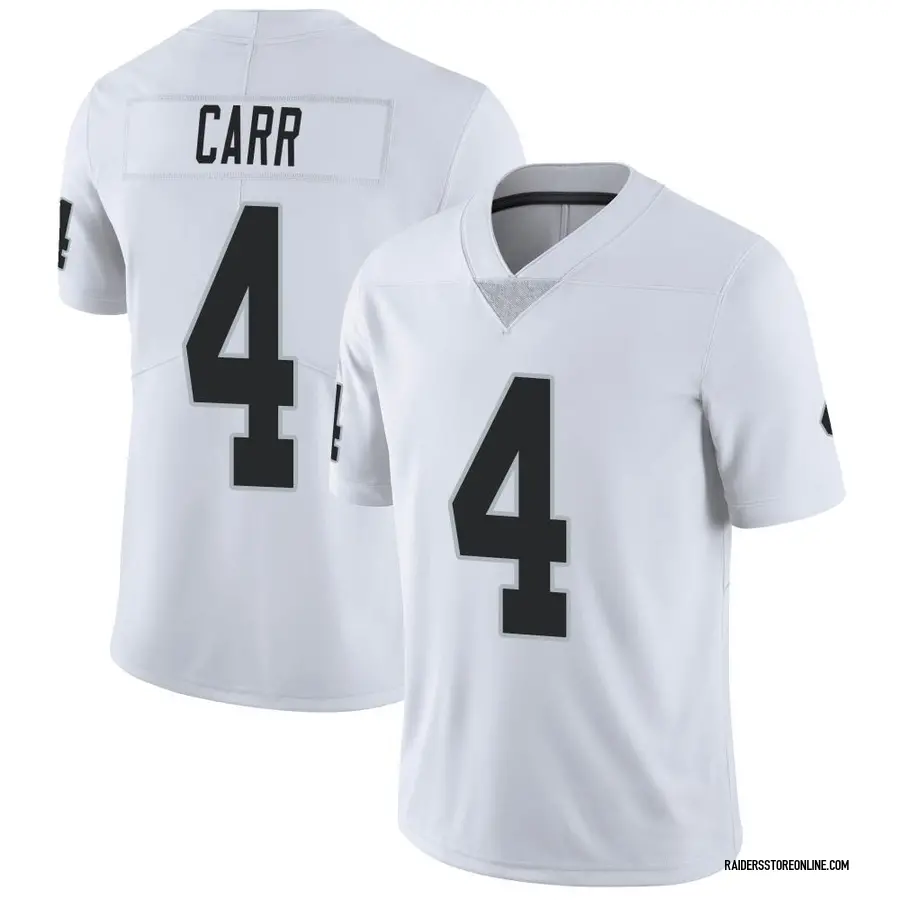 Nike Derek Carr Las Vegas Raiders Youth Limited White Vapor Untouchable  Jersey