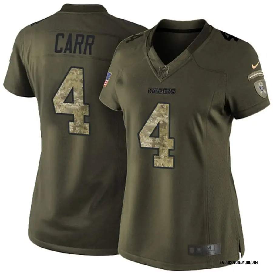 derek carr salute to service jersey