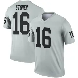 Dillon Stoner Las Vegas Raiders Men's Legend Inverted Silver Jersey