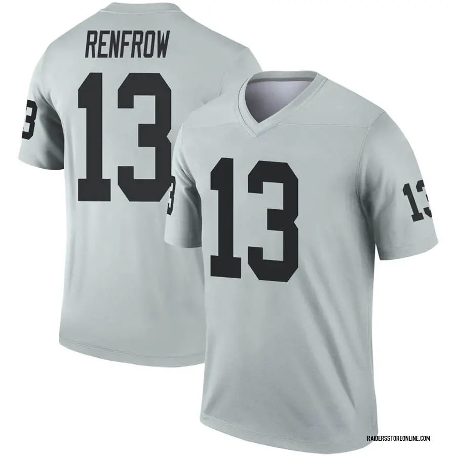 hunter renfrow white raiders jersey