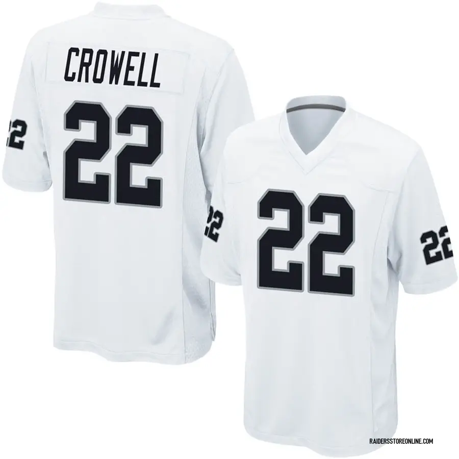 Nike Isaiah Crowell Las Vegas Raiders Men's Game White Jersey