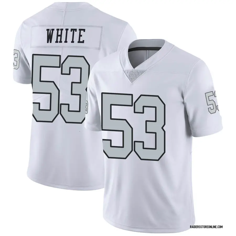 Raiders White Limited Jersey Men's Nike Darren Waller White Las