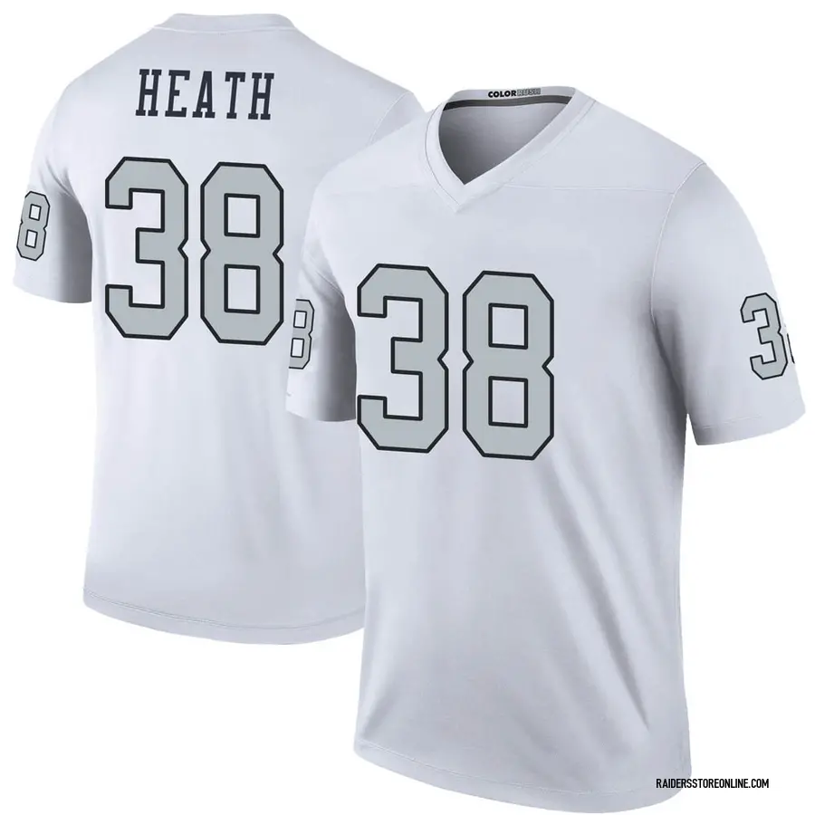 Nike Jeff Heath Las Vegas Raiders Youth Legend White Color Rush Jersey