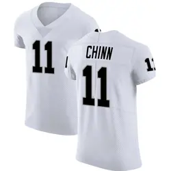 Nike Jeremy Chinn Las Vegas Raiders Men's Elite White Vapor Untouchable Jersey