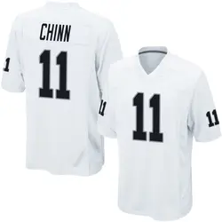 Nike Jeremy Chinn Las Vegas Raiders Men's Game White Jersey