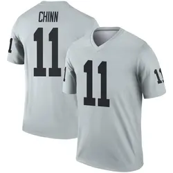 Nike Jeremy Chinn Las Vegas Raiders Men's Legend Inverted Silver Jersey