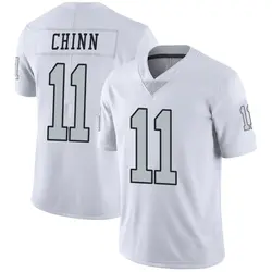Nike Jeremy Chinn Las Vegas Raiders Men's Limited White Color Rush Jersey