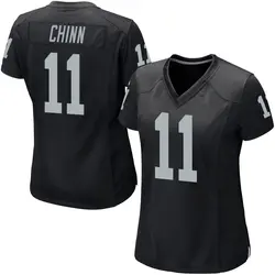 Nike Jeremy Chinn Las Vegas Raiders Women's Game Black Team Color Jersey