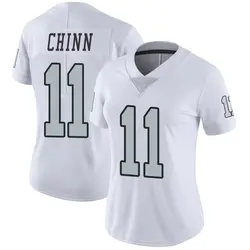 Nike Jeremy Chinn Las Vegas Raiders Women's Limited White Color Rush Jersey