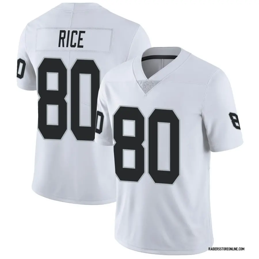 raiders rice jersey