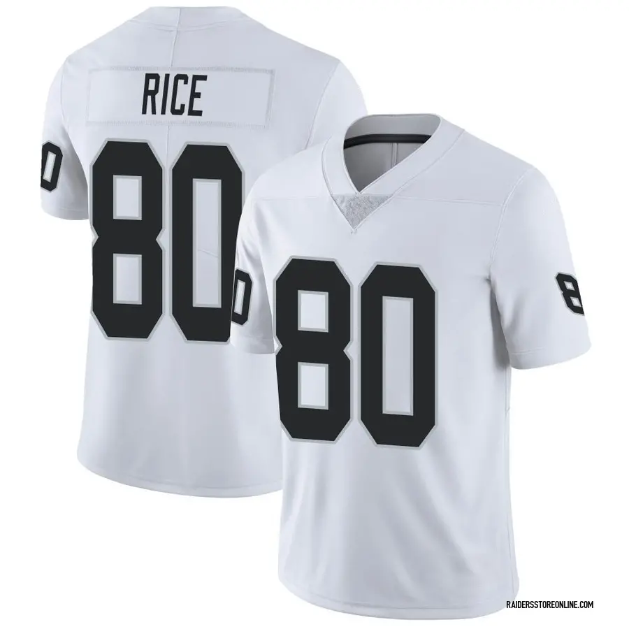 Nike Jerry Rice Las Vegas Raiders Men's Limited White Vapor