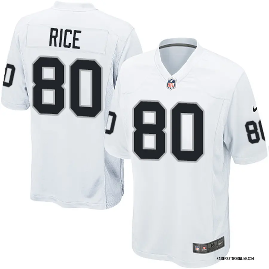 jerry rice white jersey