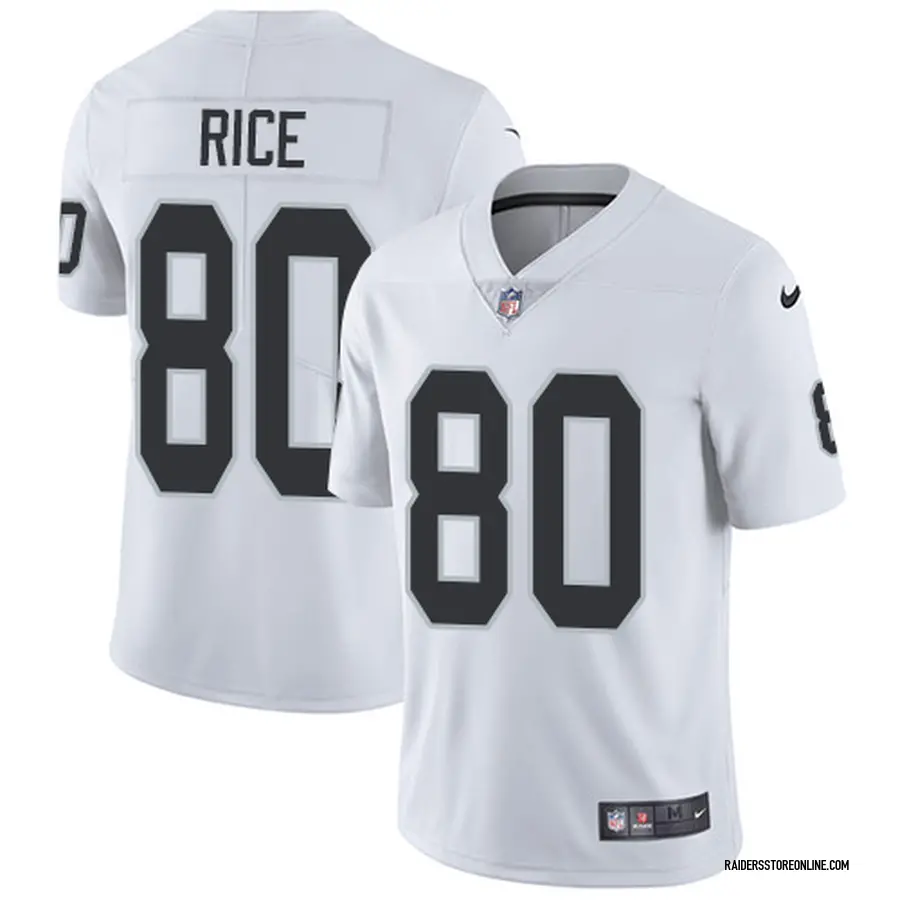 jerry rice raiders jersey
