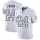 Nike Johnathan Abram Las Vegas Raiders Men's Limited White Color Rush Jersey