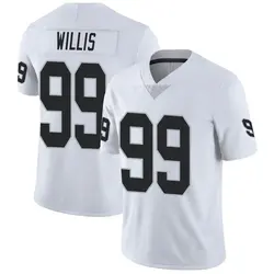 Nike Jordan Willis Las Vegas Raiders Men's Limited White Vapor Untouchable Jersey
