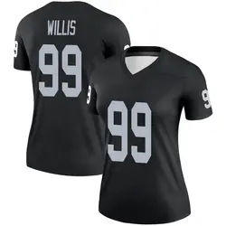 Nike Jordan Willis Las Vegas Raiders Women's Legend Black Jersey
