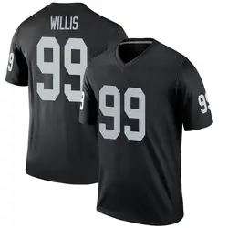 Nike Jordan Willis Las Vegas Raiders Youth Legend Black Jersey