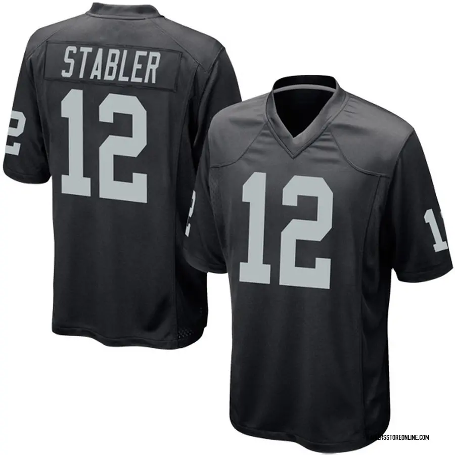Ken stabler raiders jersey clearance