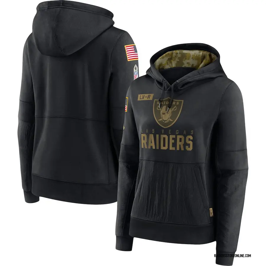 raiders salute to service hoodie